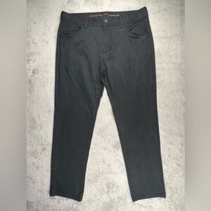 Rhone Pants Men's 34x30 Black Chino Everyday Twill 5 Pocket Straight Stretch